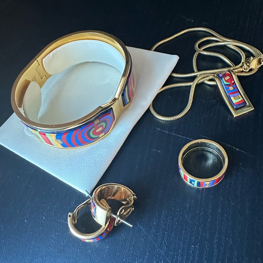 Freywille hundertwasser jewellery set
